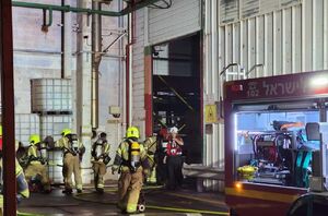 فیلم/ حریق یک کارخانه نظامی آمریکایی-اسرائیلی در اراضی اشغالی