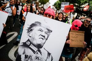 سکوت رسانه های جهان در برابر تظاهرات عظیم علیه ترامپ