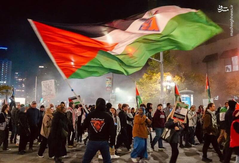 عکس/ تظاهرات حامیان فلسطین در کانادا