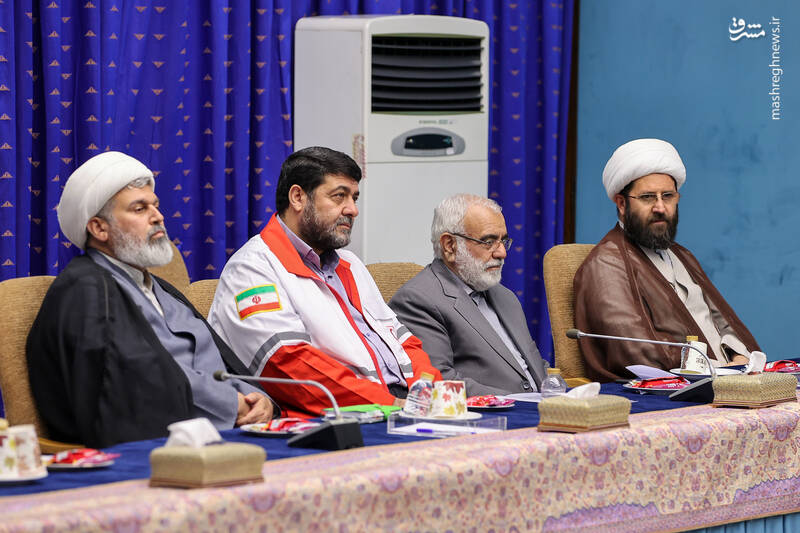 عکس / حضور رئیس جمهور در گردهمایی مشترک قرارگاه ملی مسجد 6