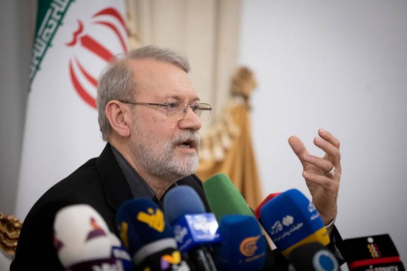 عکس / نشست خبری مشترک لاریجانی با مشاور امنیت ملی عراق 8