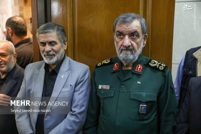 عکس/ حضور شخصیتها در مجلس ترحیم سردار «علیرضا افشار»