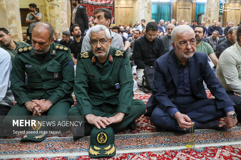 عکس/ حضور شخصیتها در مجلس ترحیم سردار «علیرضا افشار»