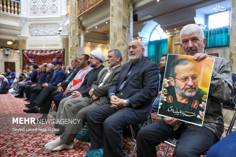 عکس/ حضور شخصیتها در مجلس ترحیم سردار «علیرضا افشار»