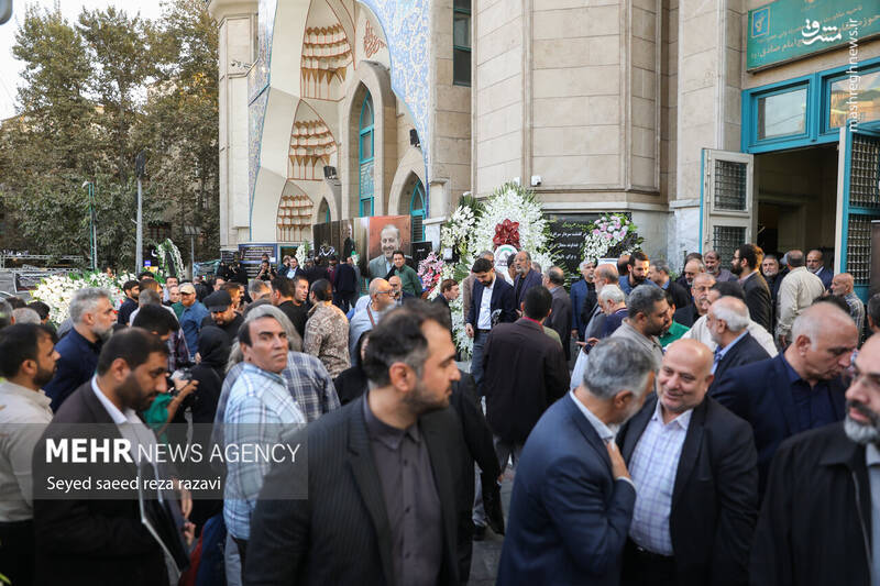 عکس/ حضور شخصیتها در مجلس ترحیم سردار «علیرضا افشار»