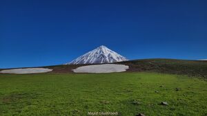 تصویری زیبا از این روزهای دماوند