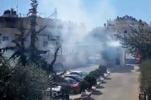 فیلم / حمله صهیونیست‌ها به فدراسیون فوتبال فلسطین