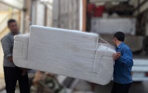 فیلم/ روشی جالب برای جا به جا کردن وسایل سنگین در اسباب کشی