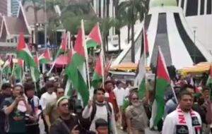 فیلم/ تظاهرات ضد صهیونیستی در مالزی