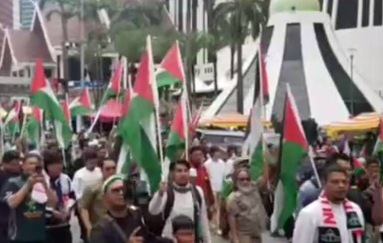  تظاهرات ضد صهیونیستی در مالزی