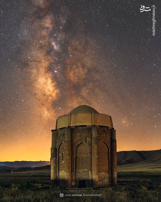 نمای زیبا از برج های آجری دوره سلجوقی در قزوین 2