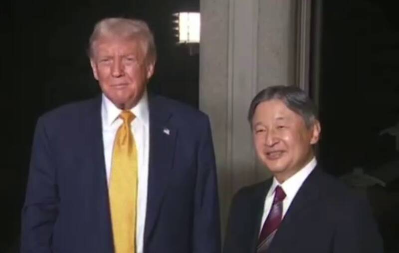  دیدار ترامپ با امپراتور ژاپن