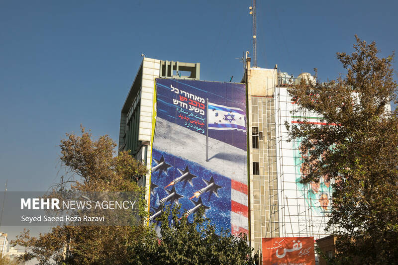 رونمایی از طرح جدید دیوار نگاره میدان فلسطین