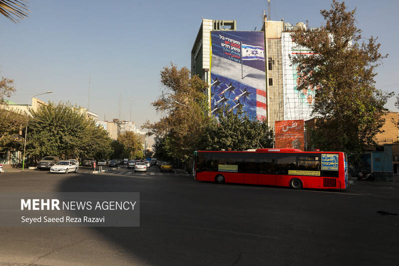 رونمایی از طرح جدید دیوار نگاره میدان فلسطین
