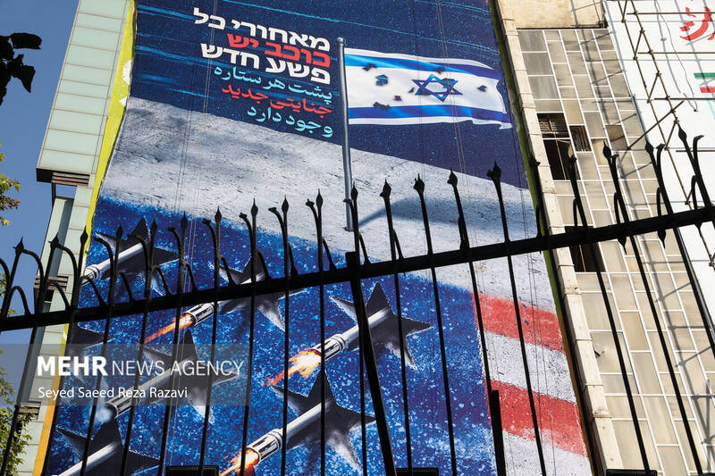 رونمایی از طرح جدید دیوار نگاره میدان فلسطین