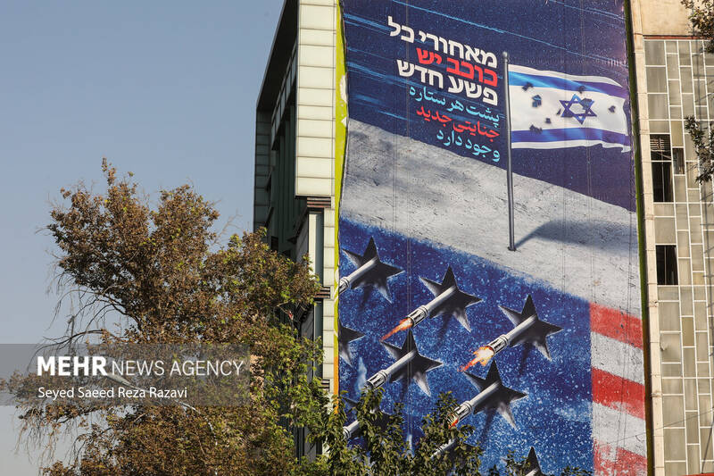 رونمایی از طرح جدید دیوار نگاره میدان فلسطین