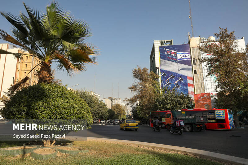 رونمایی از طرح جدید دیوار نگاره میدان فلسطین