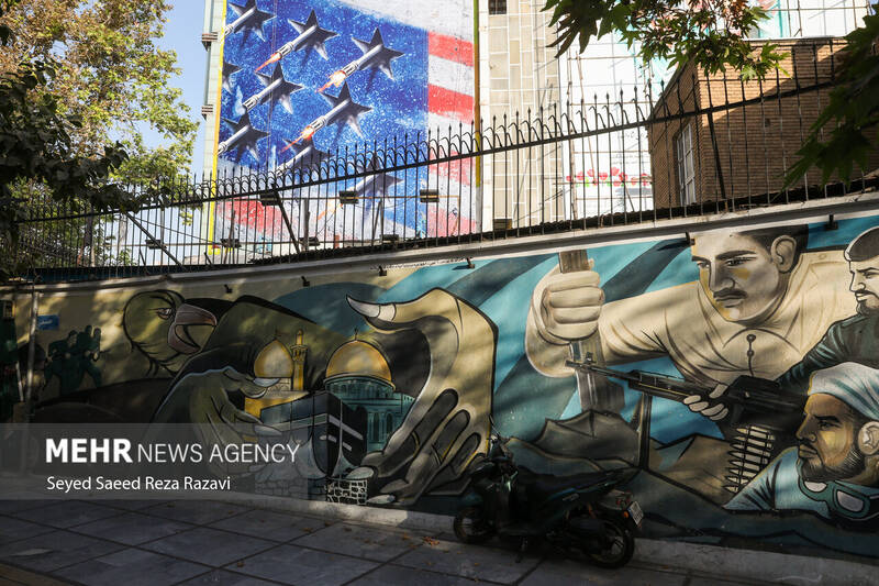 رونمایی از طرح جدید دیوار نگاره میدان فلسطین