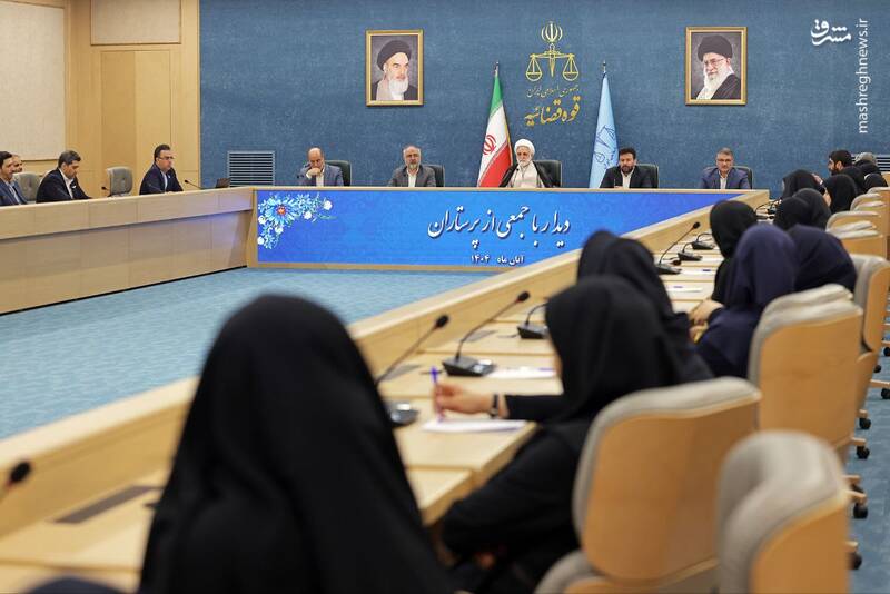 عکس/ دیدار رئیس قوه قضائیه با جمعی از پرستاران کشور