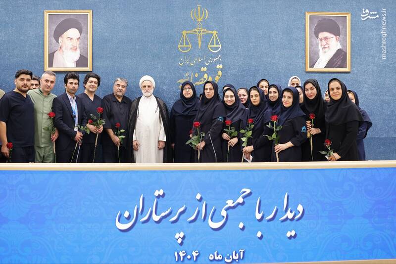 عکس/ دیدار رئیس قوه قضائیه با جمعی از پرستاران کشور