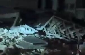 فیلم/ بخشی از ویرانیهای حاصل از زلزله ۶.۱ در ترکیه