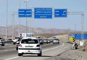 هشدار محدودیت یکماهه تردد در آزادراه قم - تهران