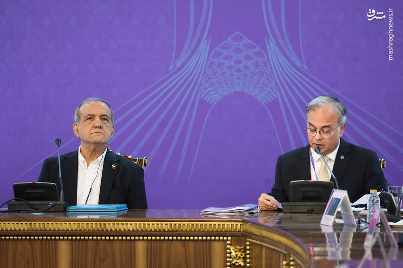 عکس / حضور رئیس جمهور در نشست وزیران کشورهای عضو سازمان همکاری اقتصادی «اکو» 25