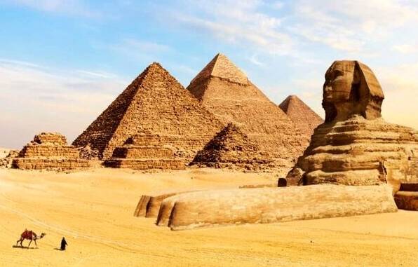 تصاویری از داخل اهرام ثلاثه مصر