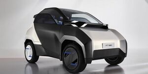 طراحی خودروی مفهومی دو نفره تویوتا با سقف خورشیدی