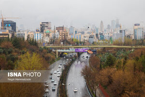 کاهش تا 6 درجه ای دما و رگبار باران در تهران