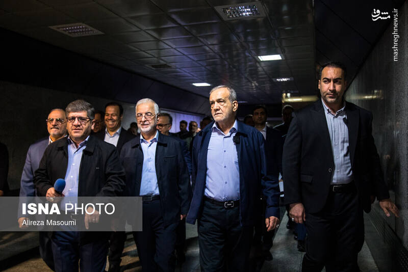 عکس / بازدید پزشکیان از خطوط راه آهن حومهای استان تهران 4