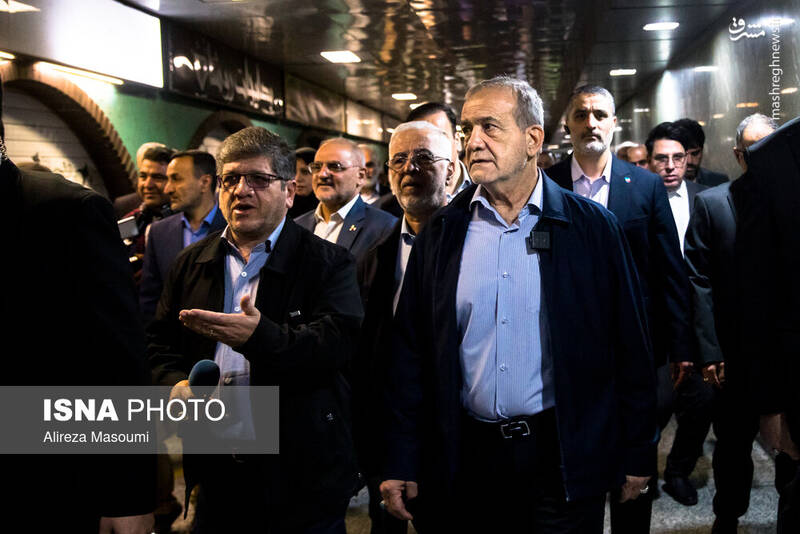 عکس / بازدید پزشکیان از خطوط راه آهن حومهای استان تهران 3