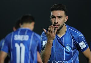 فیلم/ گل دوم استقلال به آلومینیوم توسط الحدادی