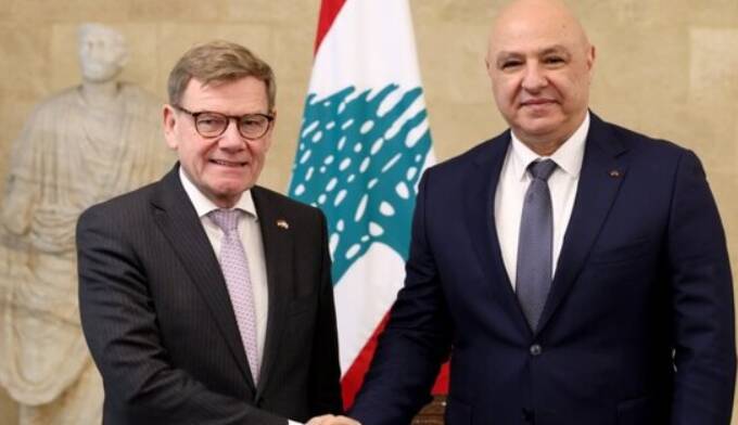 لبنان،جنوب،جمهور،تاكيد،رئيس،ارتش،حاكميت،حمايت،وزير،عون،آلمان ...