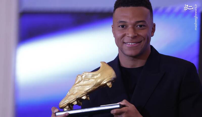 امباپه کفش طلا پوشید+ عکس