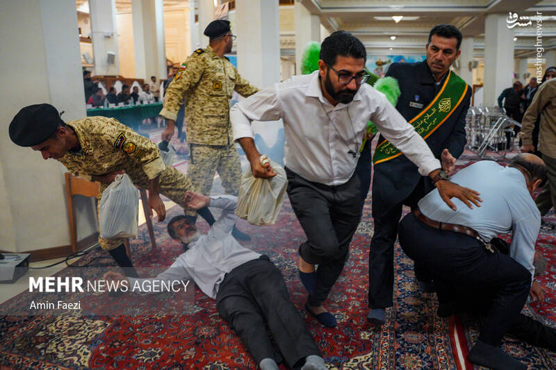 عکس / مانور امداد و نجات در حرم شاهچراغ (ع) 14