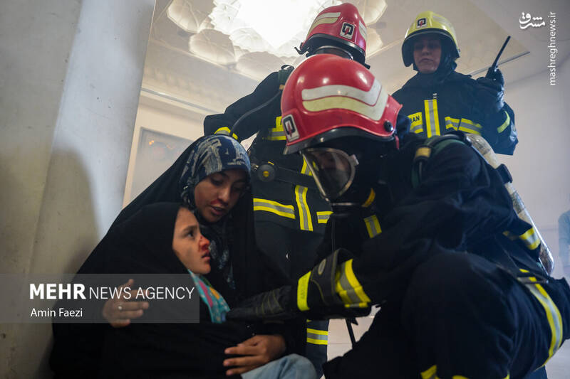 عکس / مانور امداد و نجات در حرم شاهچراغ (ع) 24