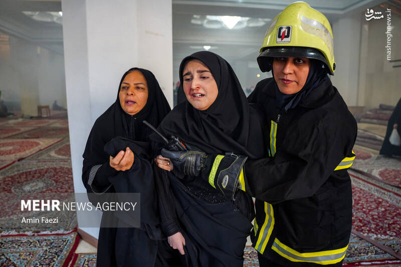 عکس / مانور امداد و نجات در حرم شاهچراغ (ع) 22