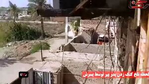 دستگیری پسری که پدرش را کتک زده بود + عکس