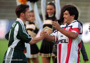 فیلمی کمتر دیده شده از مارادونا در مونیخ