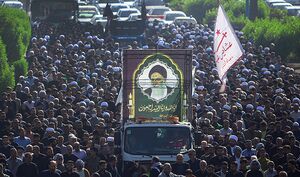 عکس/ تشییع پیکر آیت‌الله سید طیب موسوی در اهواز