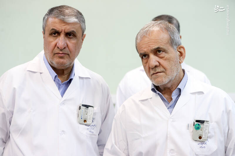 عکس / حضور رئیس جمهور در سازمان انرژی اتمی 6