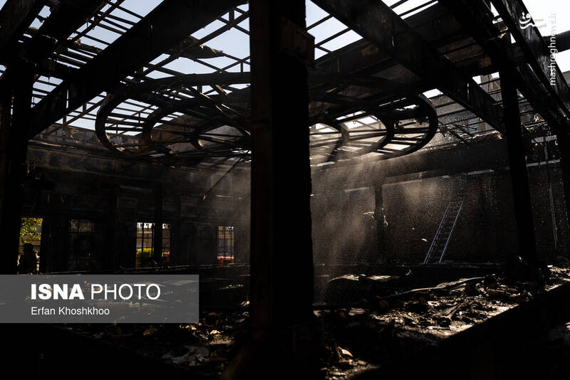 عکس / آتش‌سوزی یک رستوران در شهرک غرب 30