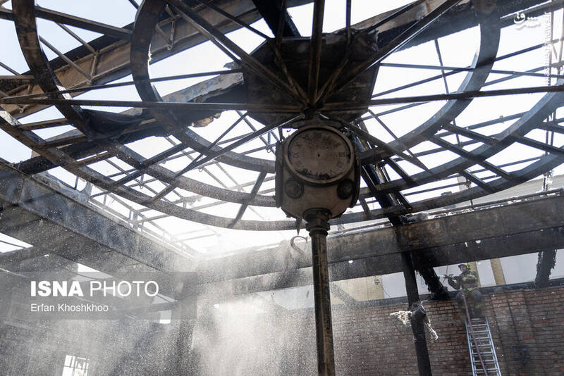 عکس / آتش‌سوزی یک رستوران در شهرک غرب 28