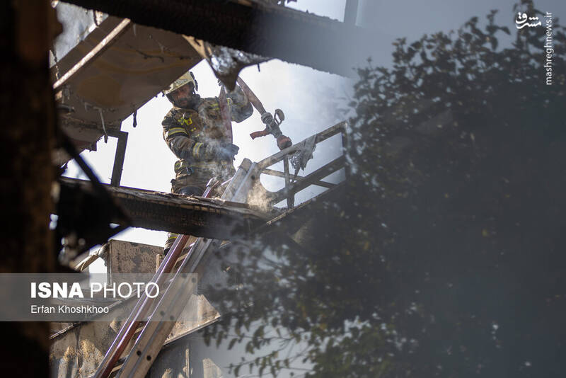 عکس / آتش‌سوزی یک رستوران در شهرک غرب 27