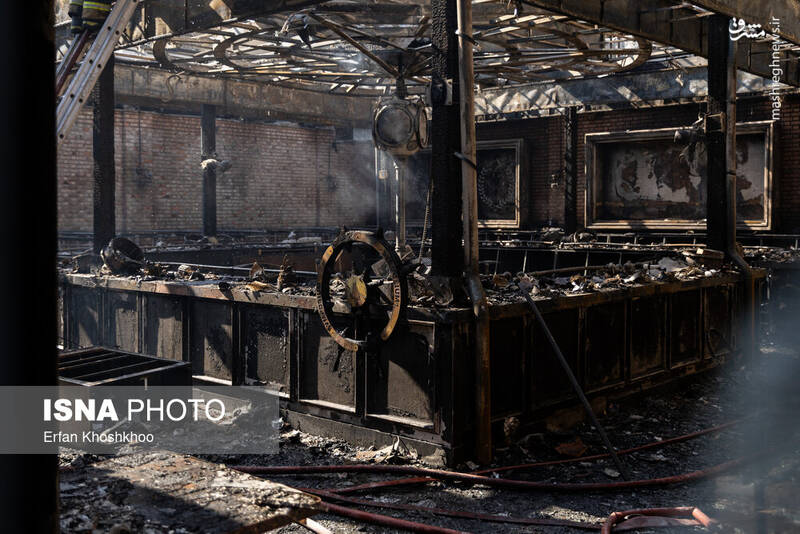 عکس / آتش‌سوزی یک رستوران در شهرک غرب 23