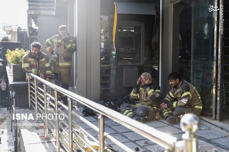 عکس / آتش‌سوزی یک رستوران در شهرک غرب 14