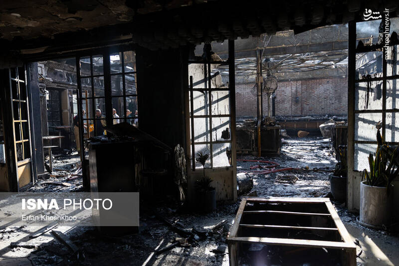 عکس / آتش‌سوزی یک رستوران در شهرک غرب 4