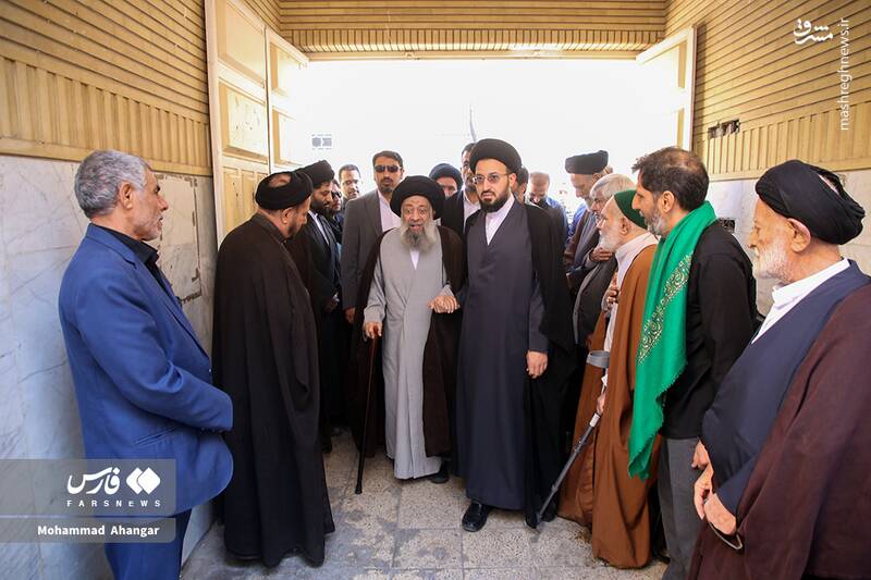 عکس / تشییع پیکر آیت‌الله سید طیب موسوی در اهواز 2