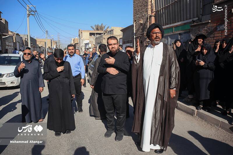 عکس / تشییع پیکر آیت‌الله سید طیب موسوی در اهواز 3